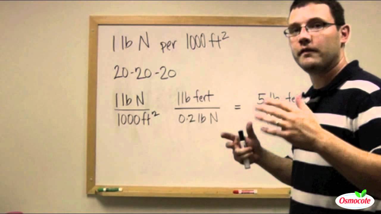 How To Calculate Fertilizer Rates