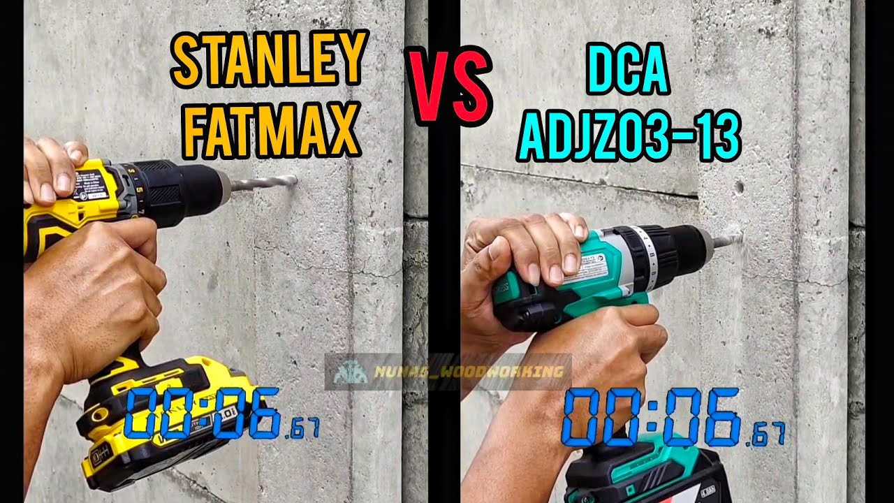 ada harga ada rupa??? ini telak sih... || DCA ADJZ03-13 vs Stanley Fatmax SBD715D2K