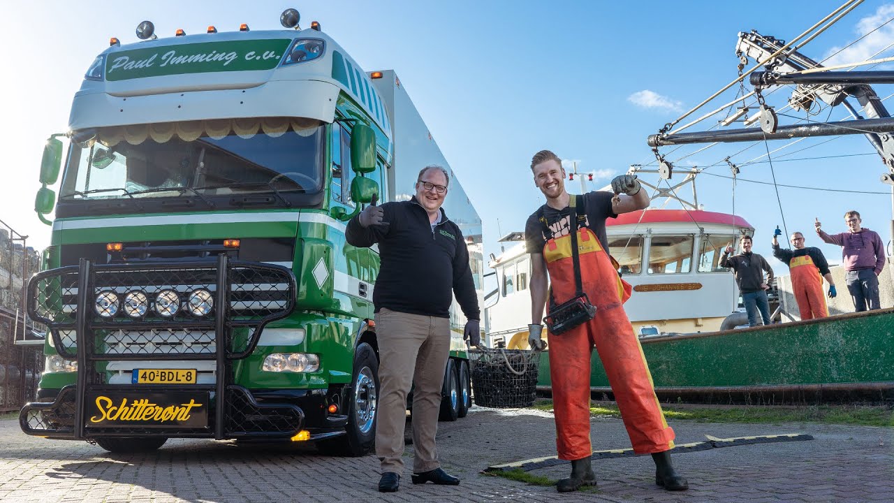 Mosselen rijden met de DAF XF105 van Paul Imming from Harlingen to Yerseke!