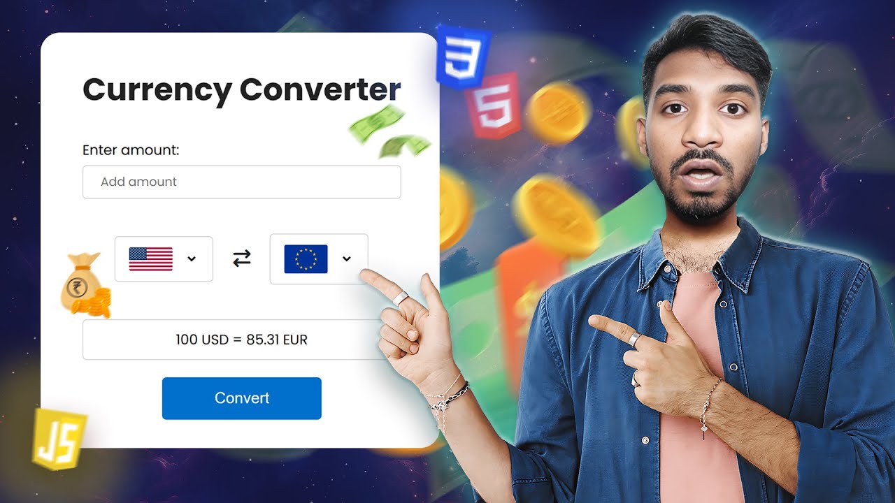 Build a Currency Converter App with JavaScript & API