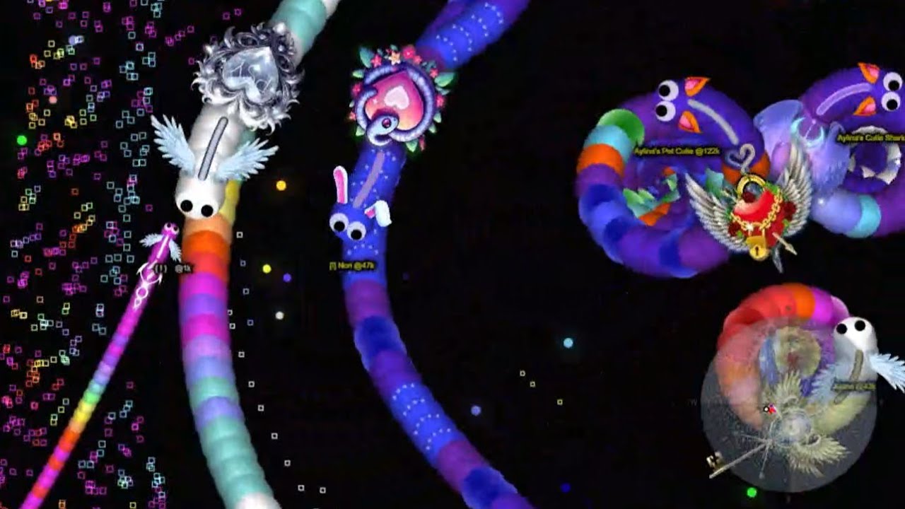 Criminal Circle - Snakeyrain.com - Bot storm in Slither.io