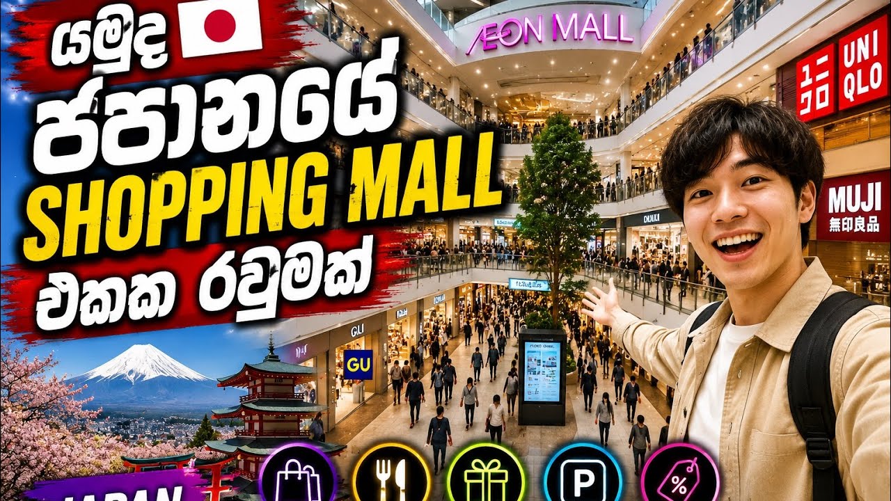 ජපානයේ🇯🇵 shopping Malle එකක රවුමක් (avetar fire and ash) 3D movie watching in Japan
