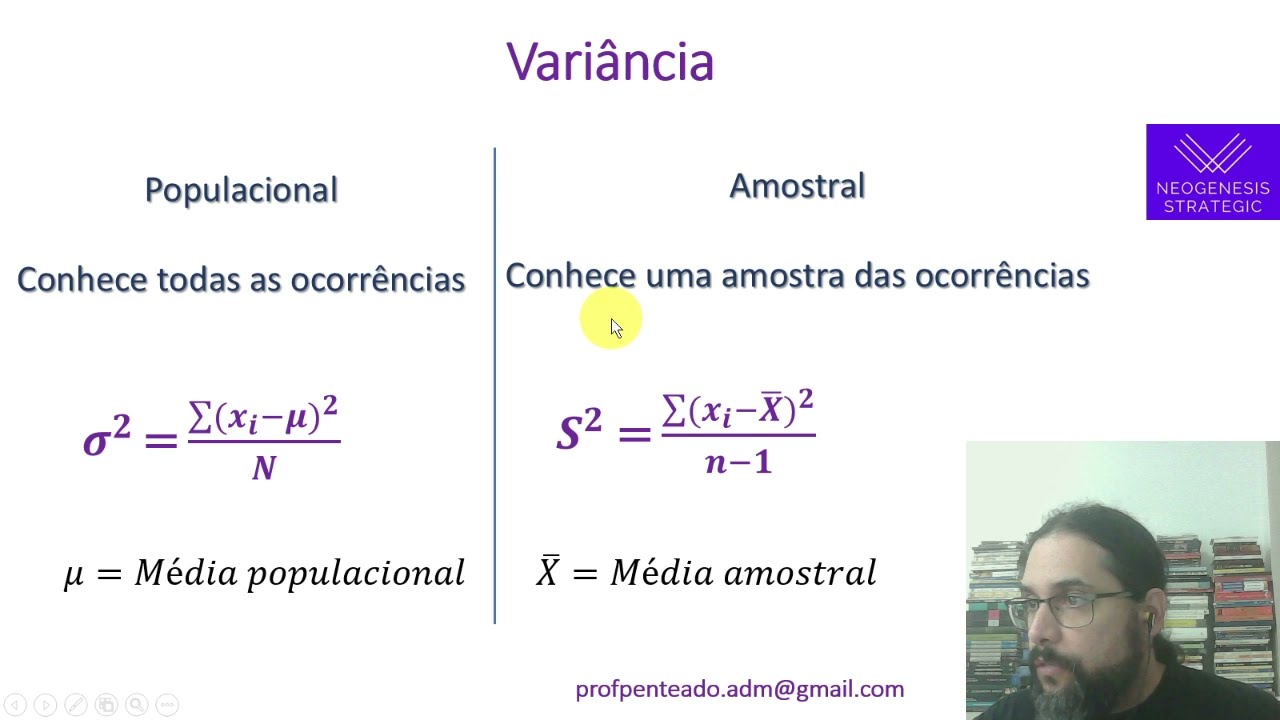 Variância, desvio padrão e volatilidade: cálculos e aplicações.