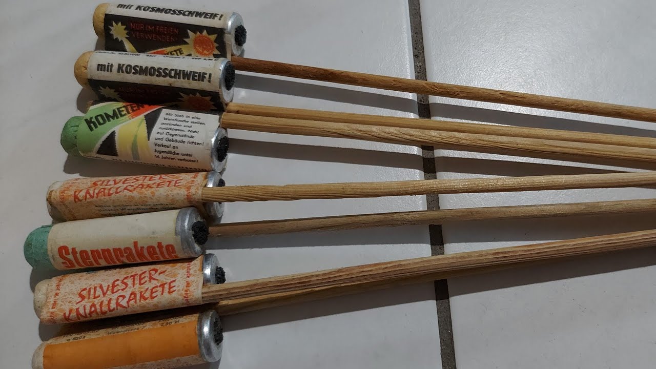 MEGA SCHÖNE RAKETEN AUS DER ALTEN DDR.