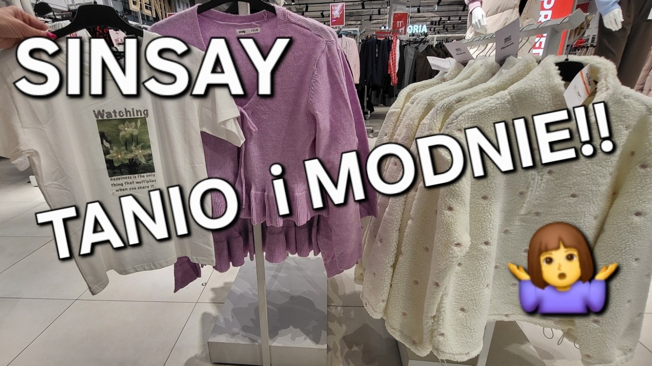 SINSAY✨NOWOŚCI👚Bluzki, spodnie, buty sportowe i sukienki. Same HITY!🛍️
