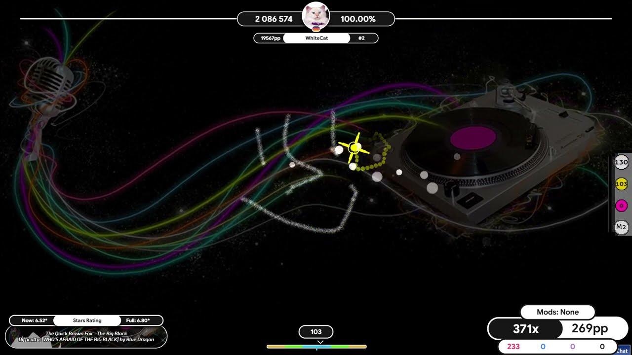 WhiteCat plays big black with 8bit skin