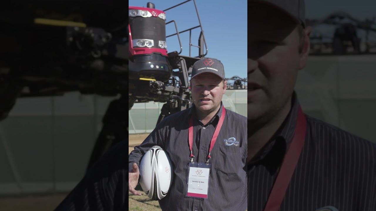Ons nuwe generasie Massey Ferguson 500R Sprayer by Nampo Kaap 2023.  #masseyfergusson #nampokaap2023