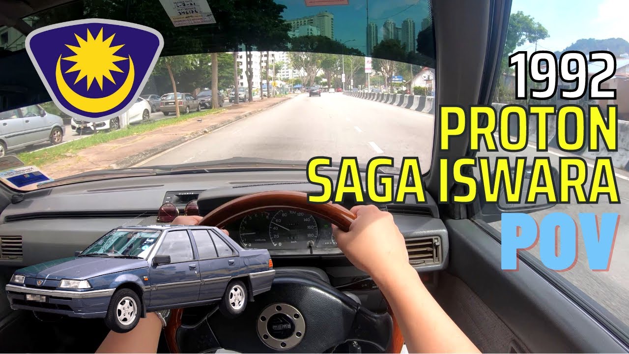 1992 Proton Saga Iswara - POV test drive | MW driver