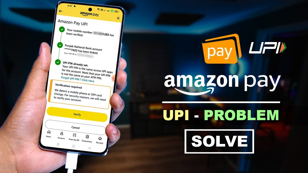 How to Fix amazon Pay UPI Problem | amazon Pay UPI SMS Verification Problem [SOLVE]