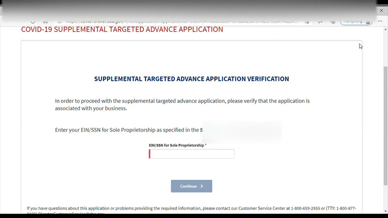 How To Correctly Submit EIDL Supplemental Targeted Advance Application