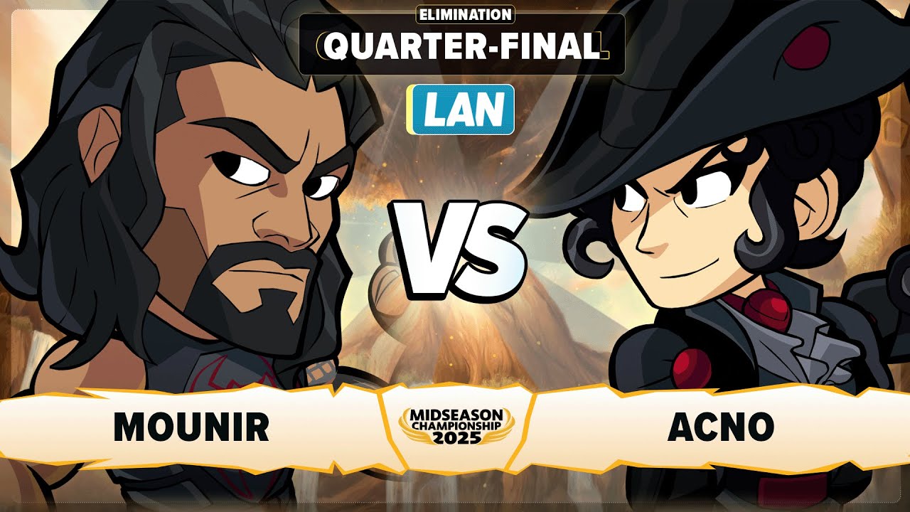 Mounir vs Acno - Elimination Quarter-Final - Midseason Championship 2025 - LAN 1v1