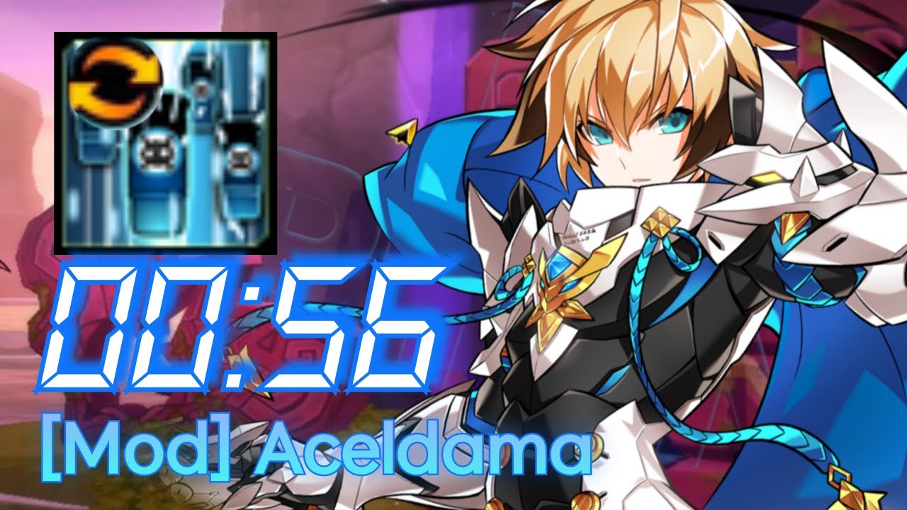 [elsword kr 엘소드] 페팬 첸아겔다마 초상 56초 / FP solo [mod] aceldama 16-2 Plegas's Reflection 56s