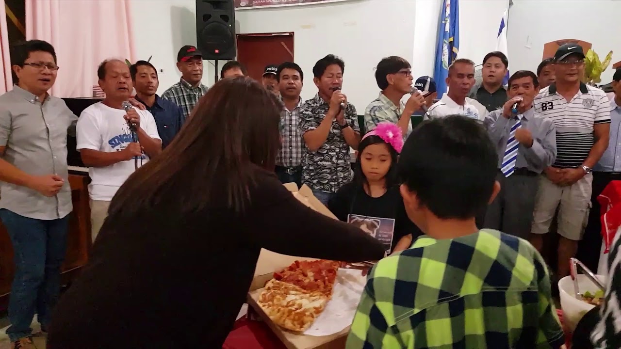 Young people Christmas song @ Upper Room international Ministry's Saipan
