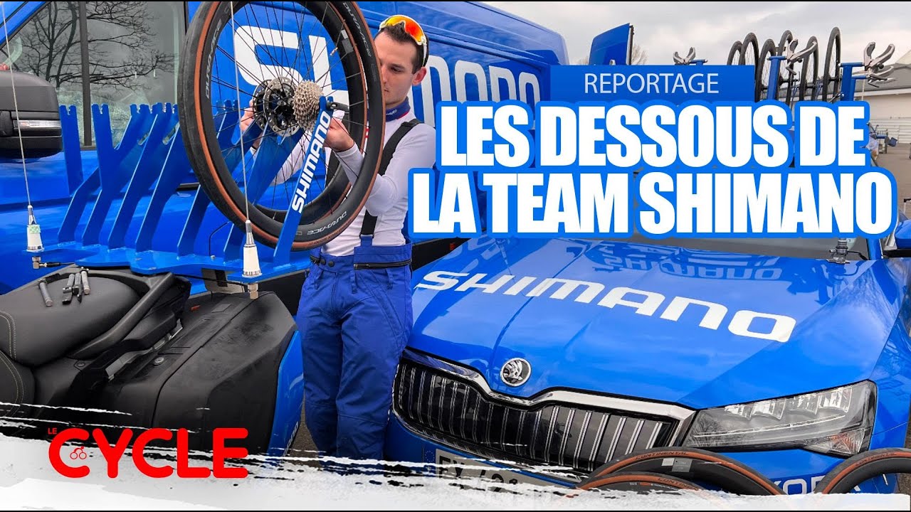 Shimano : le service course cyclisme pro | REPORTAGE EXCLUSIF sur Paris-Nice