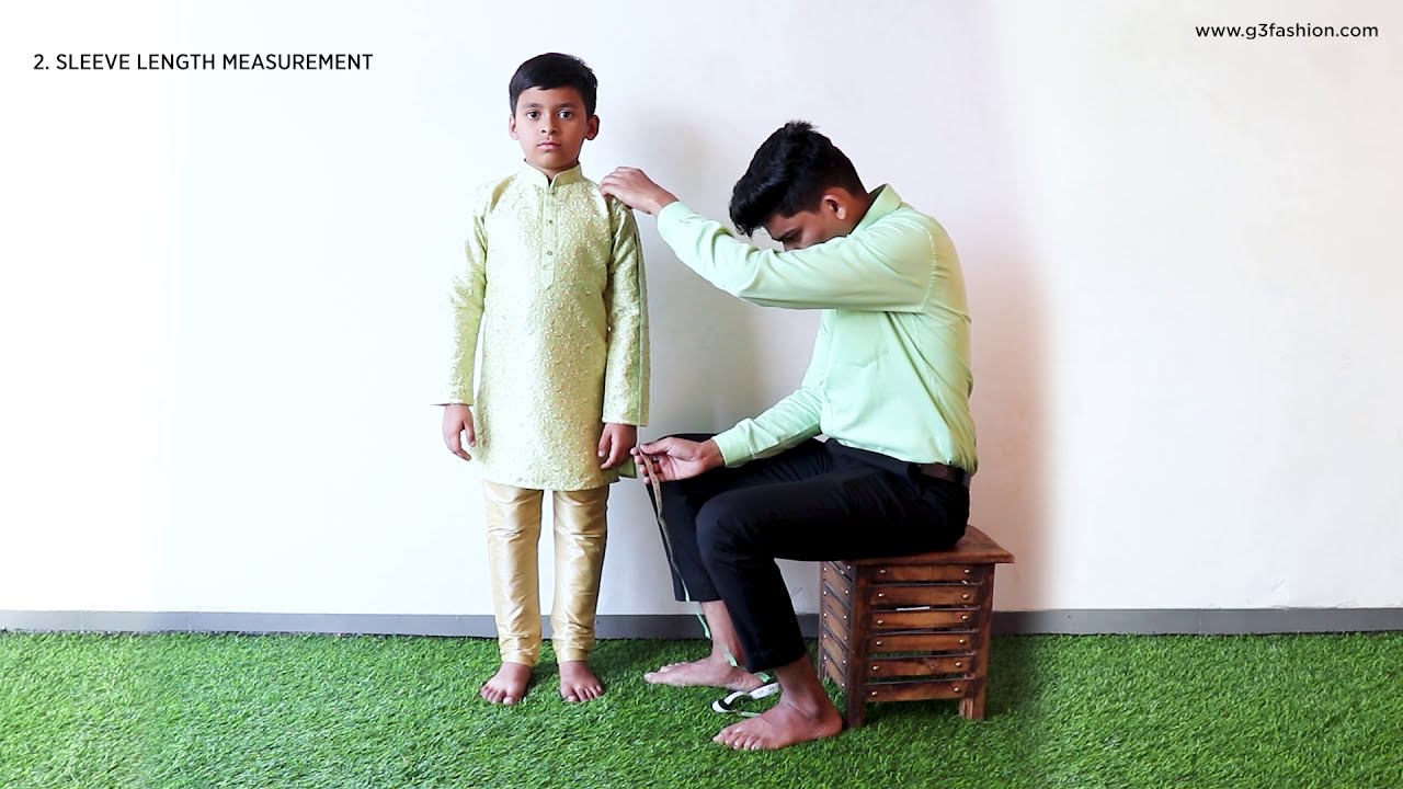 How to take measurement for boys Kurta & Pathani suit