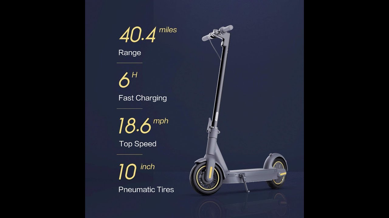 Segway-Ninebot Max G30(P) - Leading a Different Lifestyle