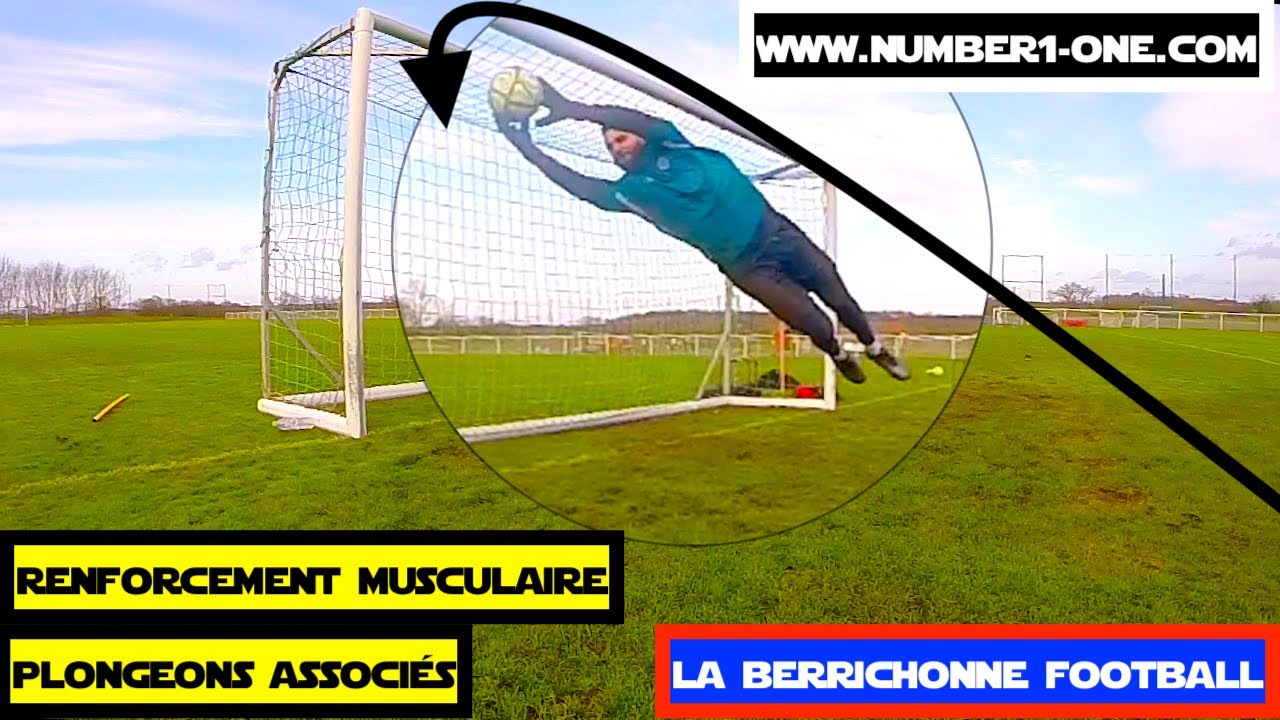 Spécifique Gardien de But RENFORCEMENT MUSCULAIRE PLONGEON GOALKEEPER TRAINING La Berrichonne