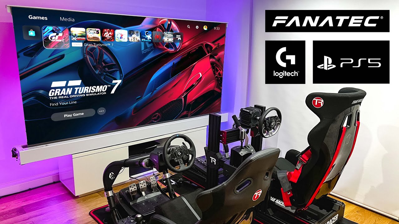 Gran Turismo 7 Ultimate: настройка для двух игроков с разделённым экраном с Fanatec Logitech и Tr...