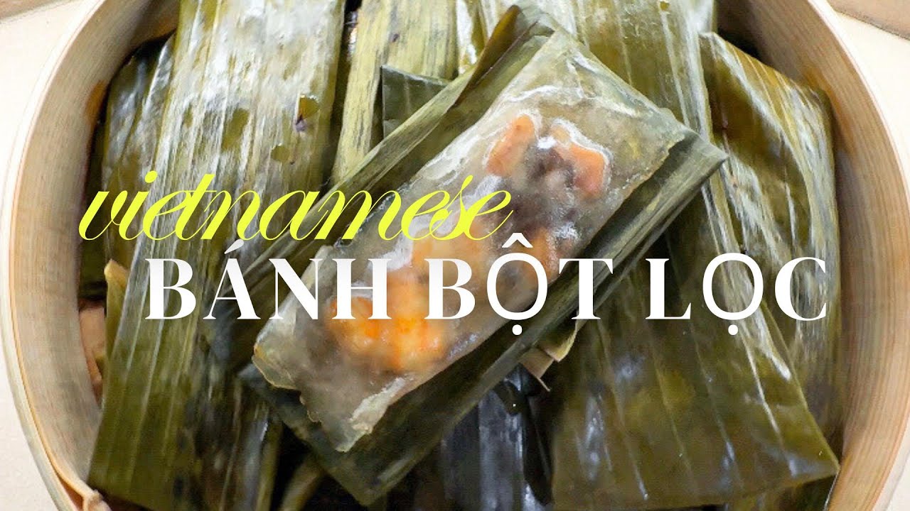How to make Bánh Bột Lọc (Vietnamese Steamed Tapioca Dumplings)