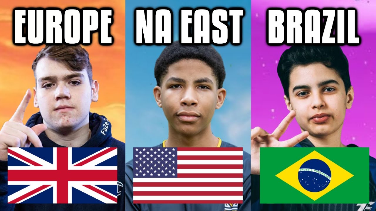Ranking The Best Fortnite Players From Each Region!