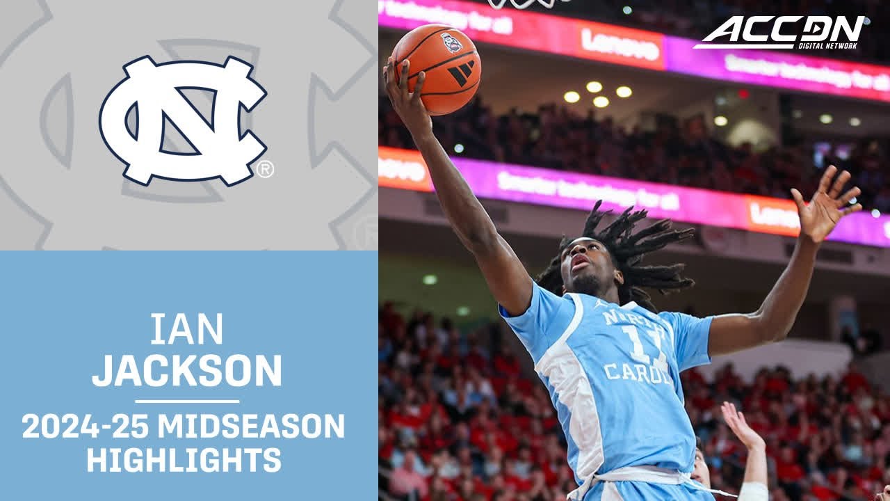 UNC G Ian Jackson Midseason Highlights | 2024-25 ACC Men's Basketball