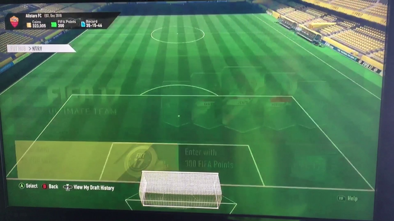 First Pele in a Fifa 17 FUT Draft!!!