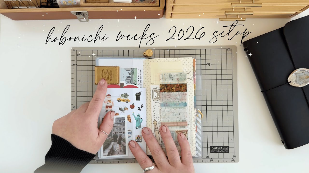 Моя организация расписания Hobonichi Weeks на 2026 год ✨ | Простое, уютное и продуктивное планиро...