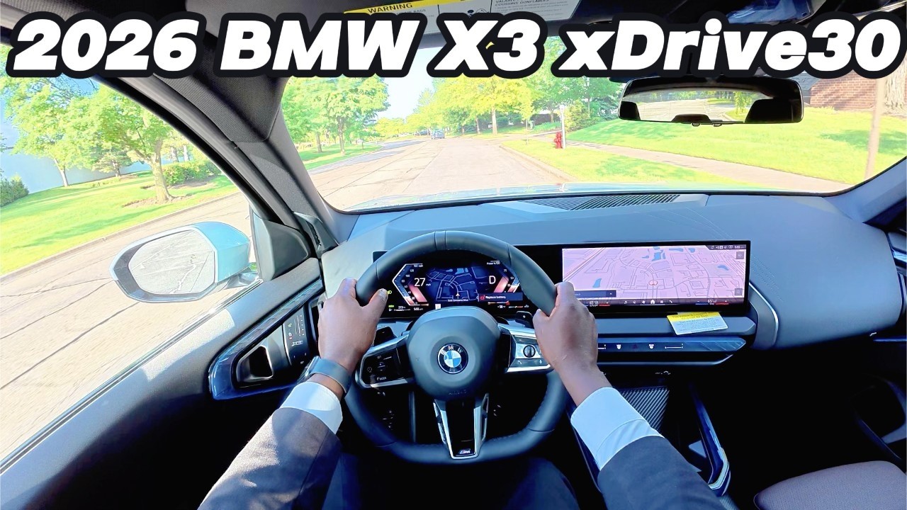 2026 BMW X3 xDrive30 | POV Test Drive