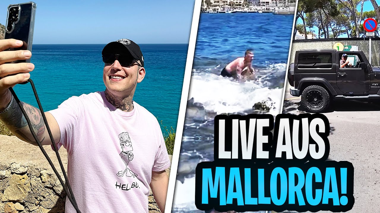ERSTER MALLORCA STREAM!😱🏝  Baden, Kindheit & Frank Rosin?! | MontanaBlack IRL