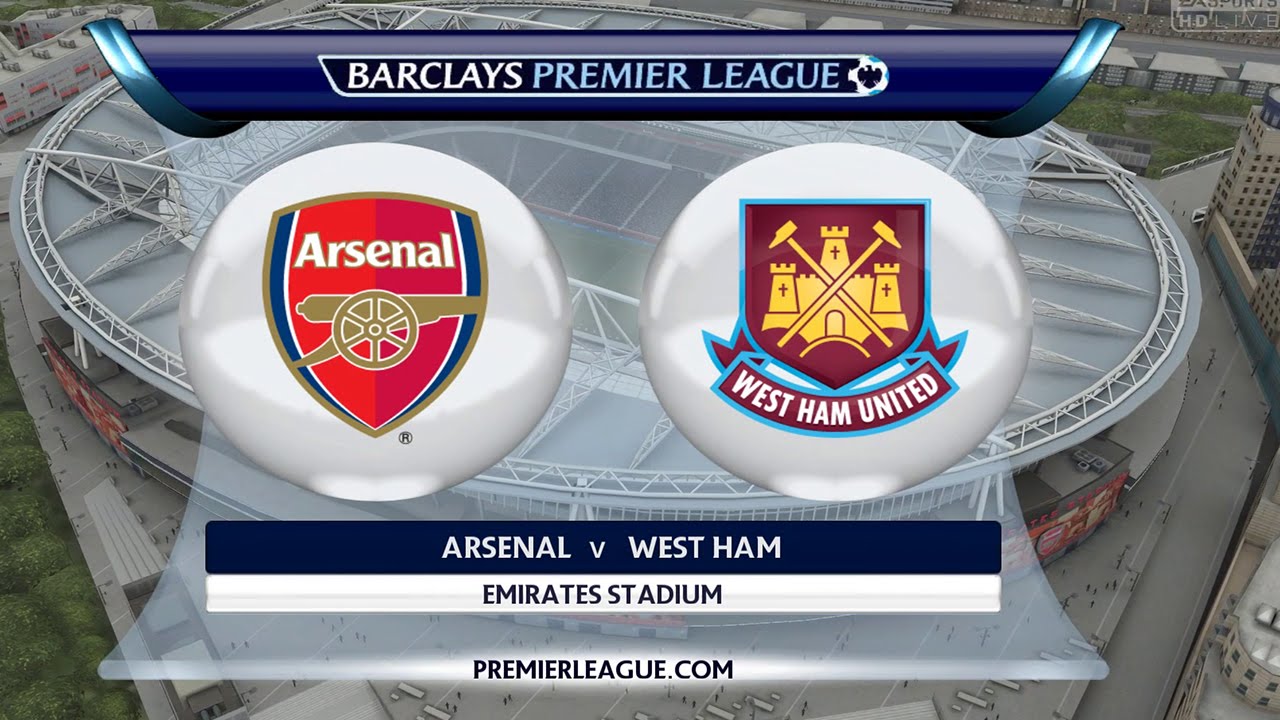 Fifa 15 PC Gameplay: Arsenal vs West Ham United BPL 2015