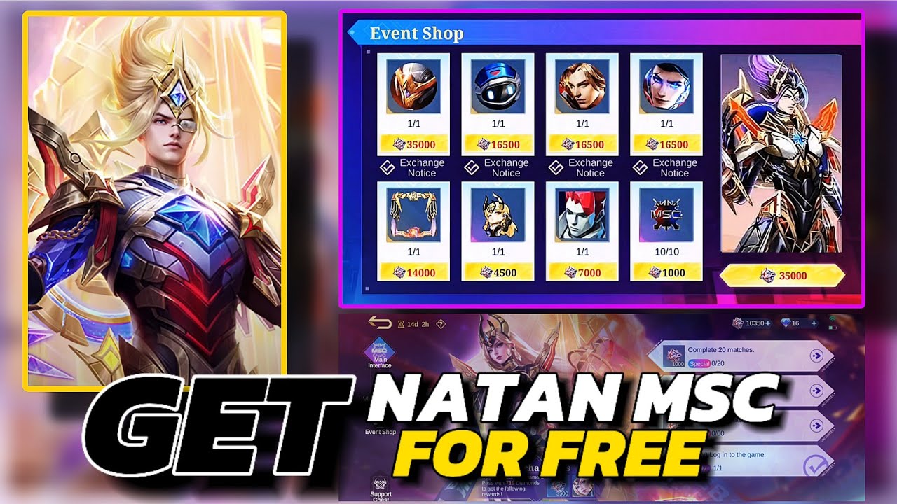 ‼️MSC 2025‼️GET NATAN SKIN FOR FREE 🔥🔥🔥