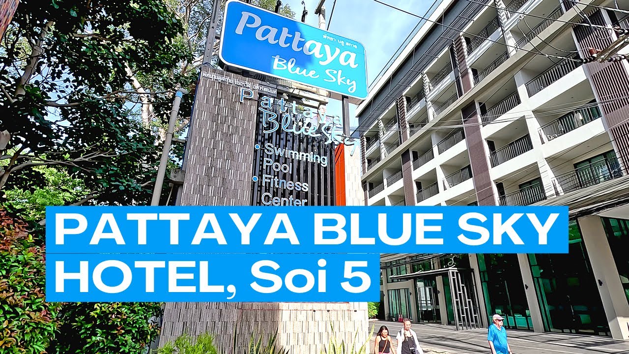 PATTAYA HOTEL Near Terminal 21 | PATTAYA Blue Sky Hotel Review | North Pattaya Budget Hotel