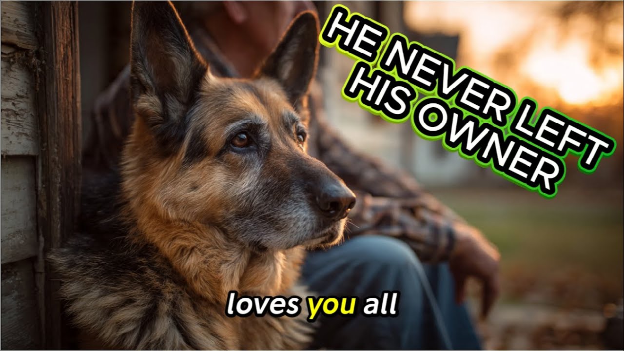 A German Shepherd Who Stayed  Emotional Loyalty Story #germanshepherd #viral #viralvideo