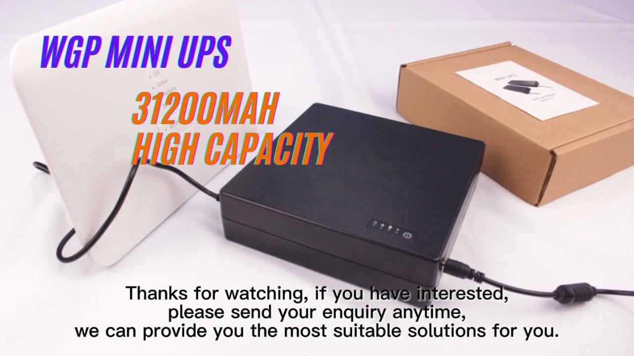 WGP Smart DC UPS 31200mAh for CCTV Camera Smart Devices#ups #powerbank