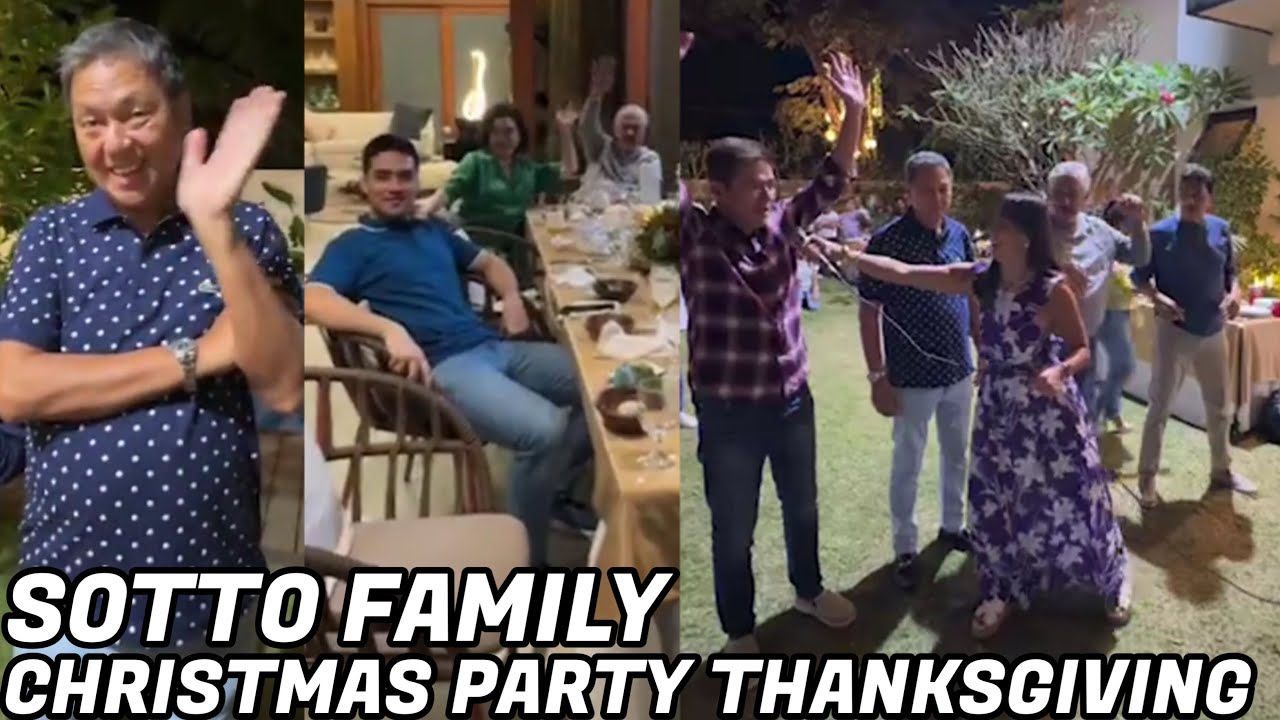 SOTTO BROTHER'S VICO SOTTO TITO SEN & HELEN GAMBOA | SOTTO FAMILY CHRISTMAS PARTY THANKSGIVING 2023