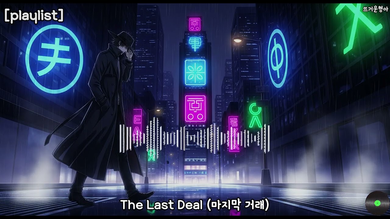 [ 𝙥𝙡𝙖𝙮𝙡𝙞𝙨𝙩 ] 세상의 모든 소음으로부터 사라지고 싶을 때, 비 내리는 도시의 차가운 위로 | 초현실적 느와르 플리 #집중음악 #누아르 #bgm #노동요 #출근길 #퇴근길