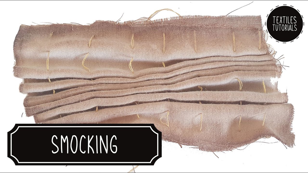 Smocking Technique -  Super Simple Textile Ideas - Smock in 4 Minutes