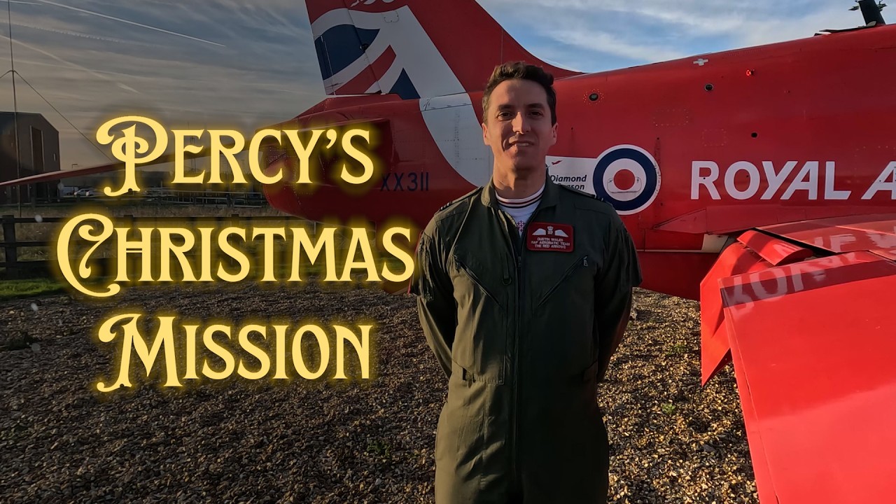 RAF Museum Christmas Card 2025 - Percy's Christmas Mission