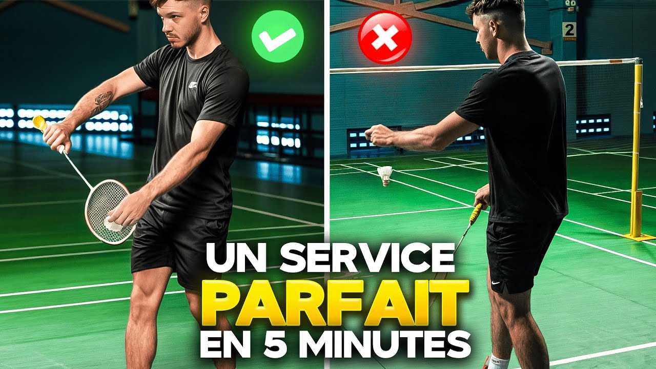 Comment faire un service parfait au badminton