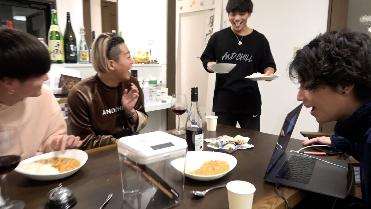 料理歴ゼロのたくが夕飯を振舞ってくれるらしい