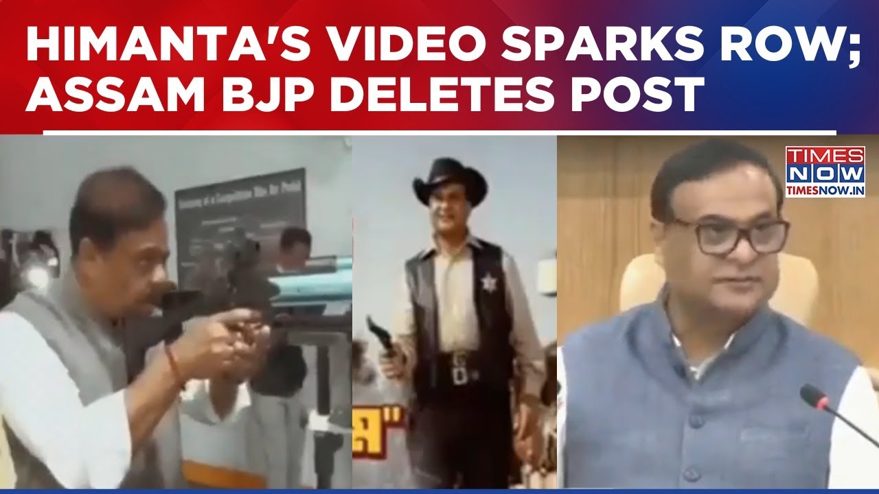 Assam BJP Deletes &lsquo;Rifle Target Practice&rsquo; Video Of CM Himanta After Massive Opposition Backlash