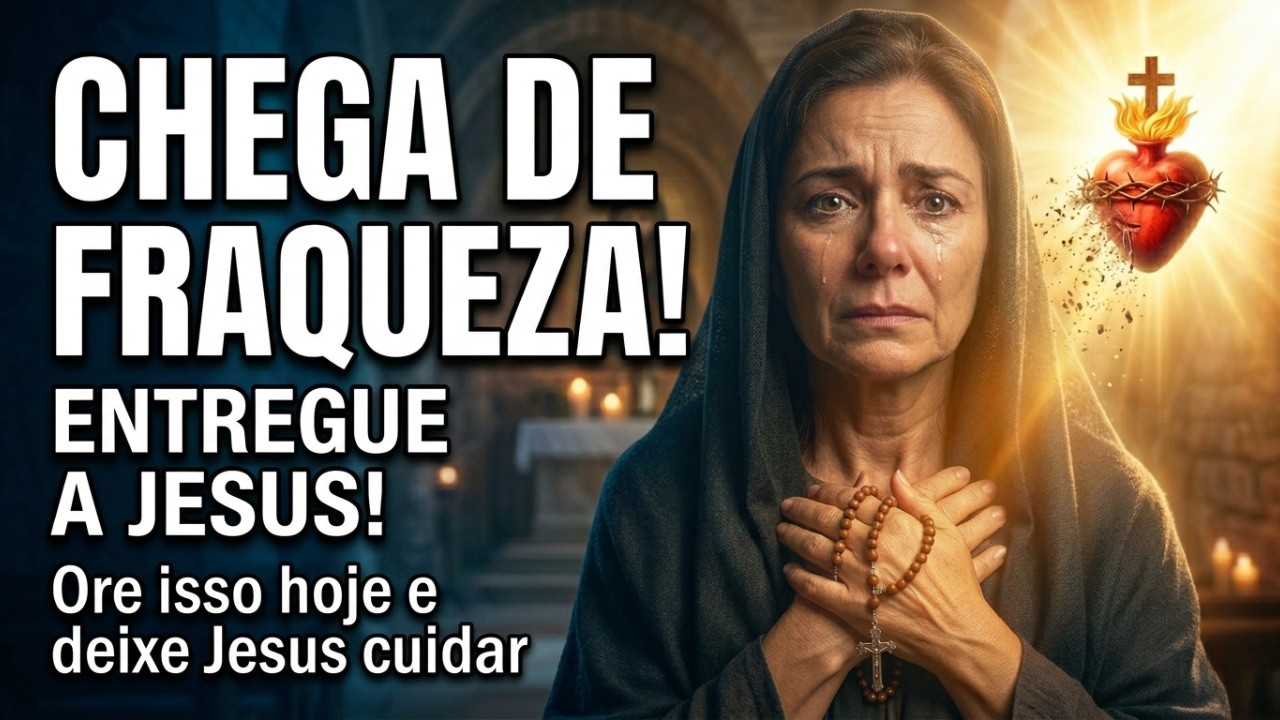 QUANDO VOCÊ SE SENTIR FRACO, E SEM FORÇAS PARA CONTINUAR, ORE ISSO HOJE E DEIXE JESUS CUIDAR DE TUDO