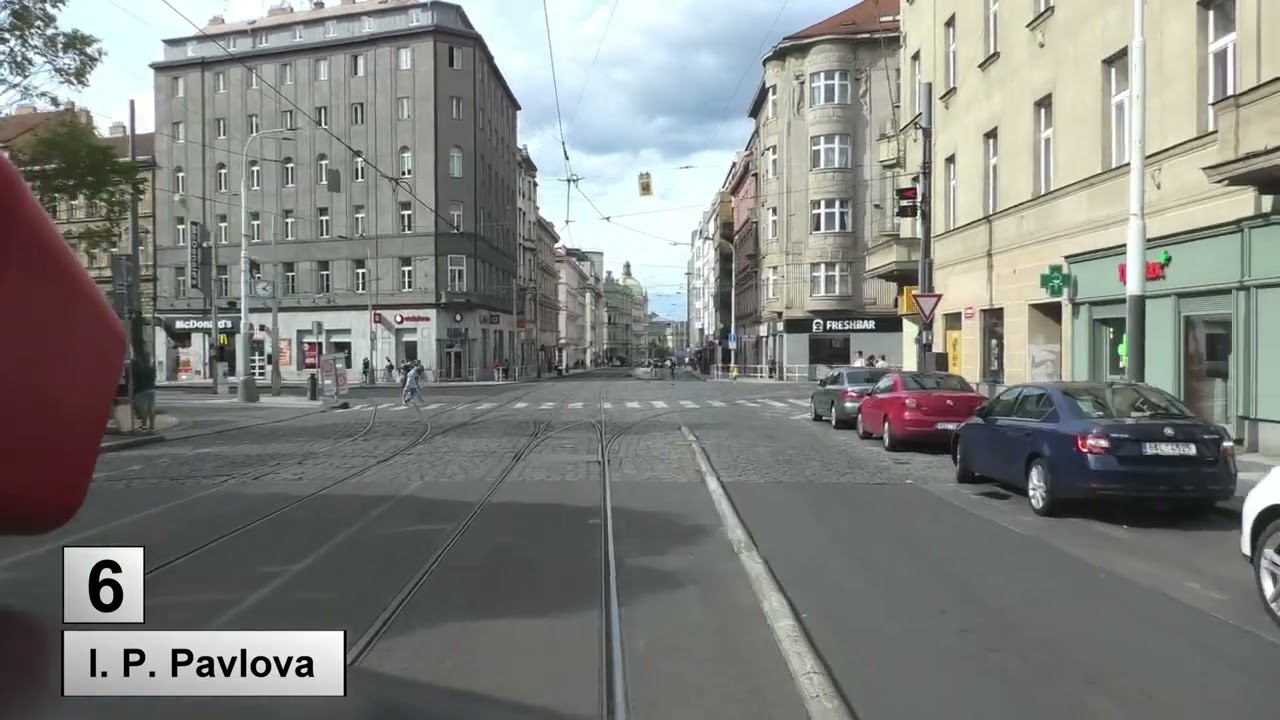 Tramvaje Praha 2025 Linka 6