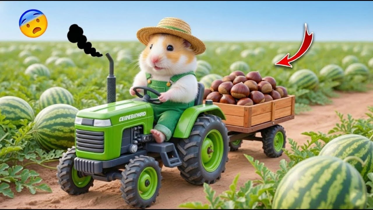 ハムスター農家の一日 – Hamster Farmer Daily Life | The Cutest Farming Adventure!