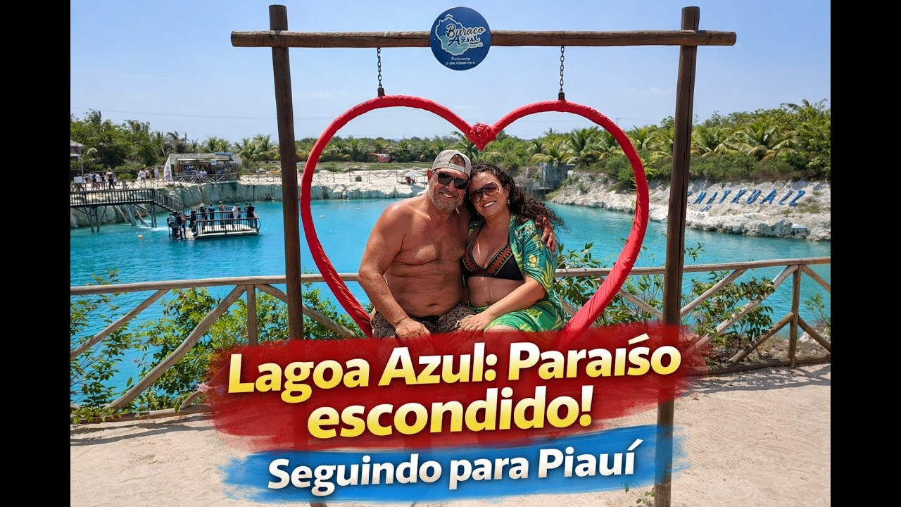 Lagoa Azul no Ceará + Costa até o Piauí 🌊🚐 | Água cristalina e paisagens que valem a viagem