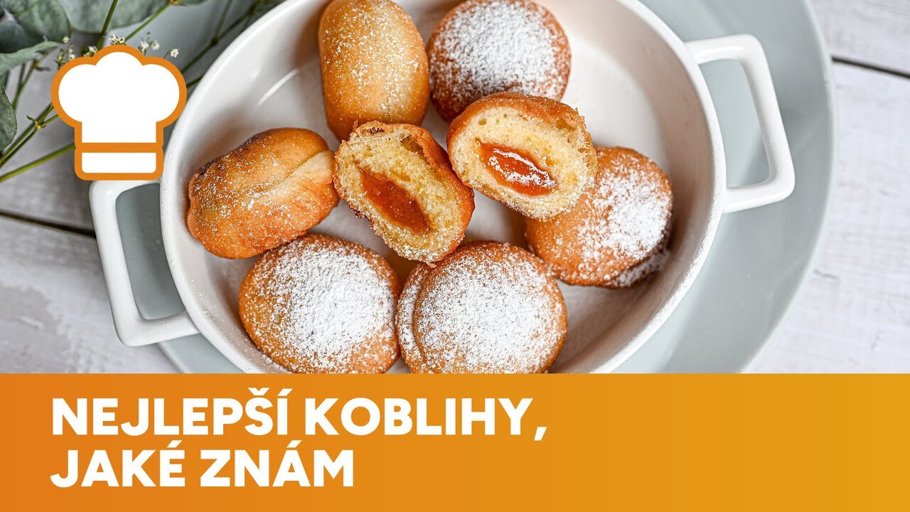 Koblihy plněné hustým džemem jsou tak nadýchané a vláčné, že na talíři dlouho nevydrží