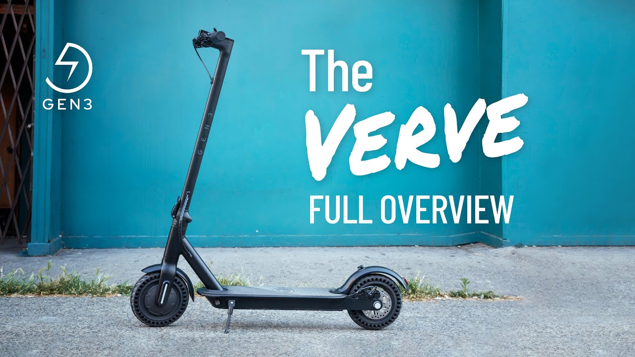 GEN3 - The Verve Folding Electric Scooter Full Overview - ELM103