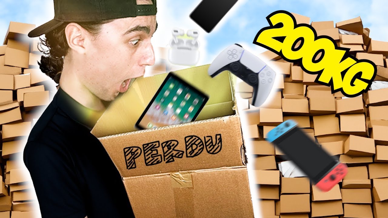 J'ouvre 200KG de COLIS PERDUS 😱 (et je vous offre TOUT)