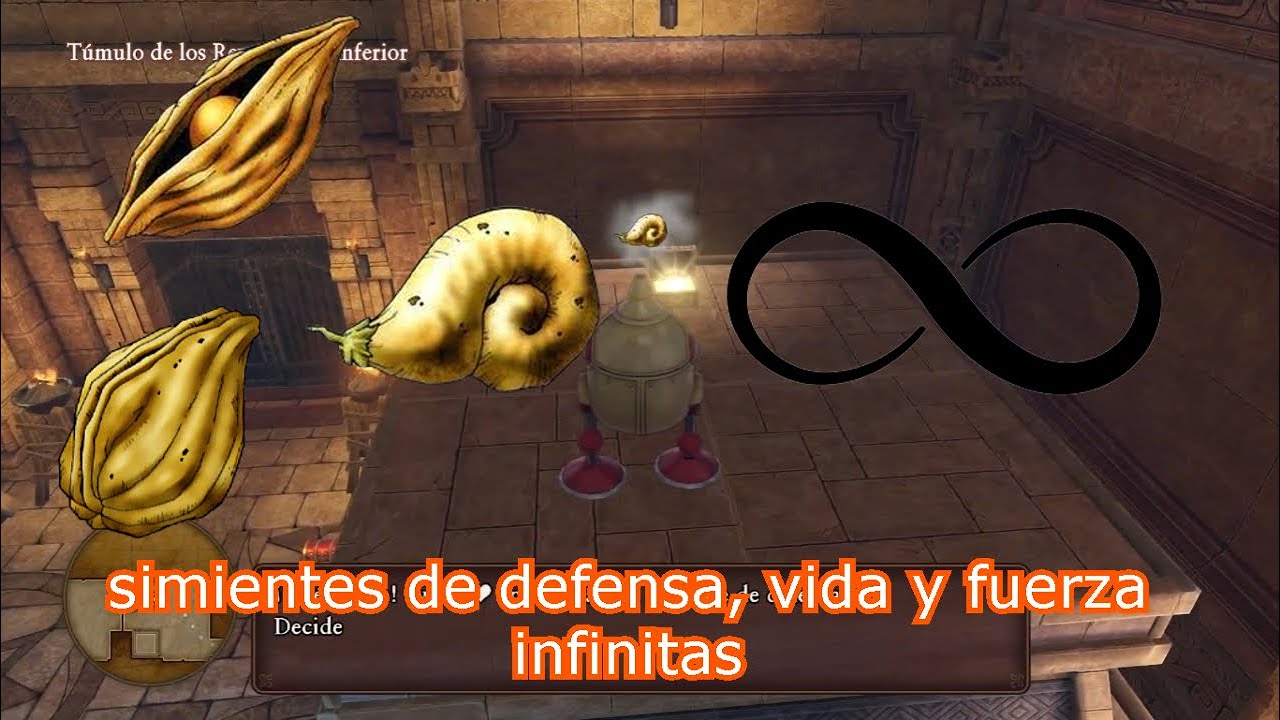 DRAGON QUEST XI S 🐉: TRUCO SIMIENTES DE FUERZA, DEFENSA Y VIDA INFINITAS AL PRINCIPIO DEL JUEGO 🌱🌱🌱