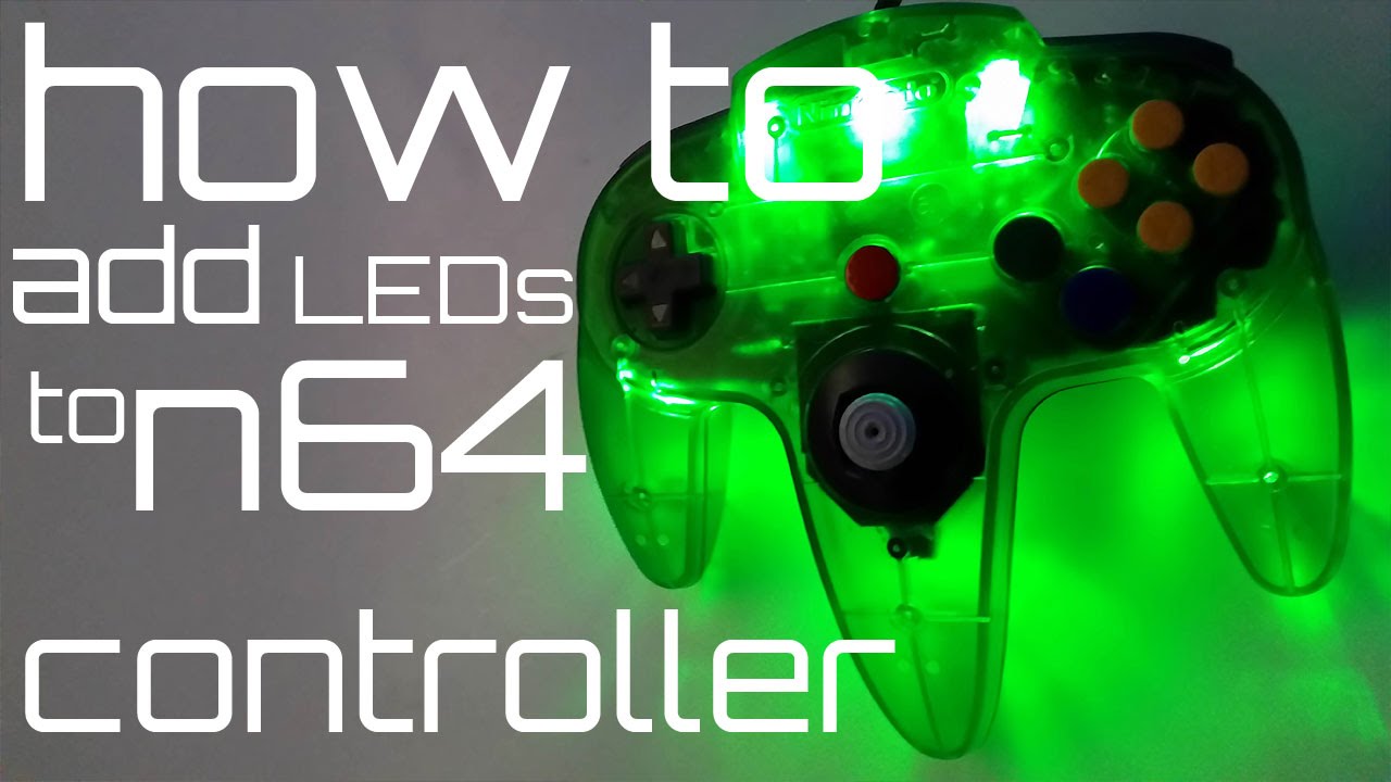 How to add LEDs to a Nintendo 64 Controller